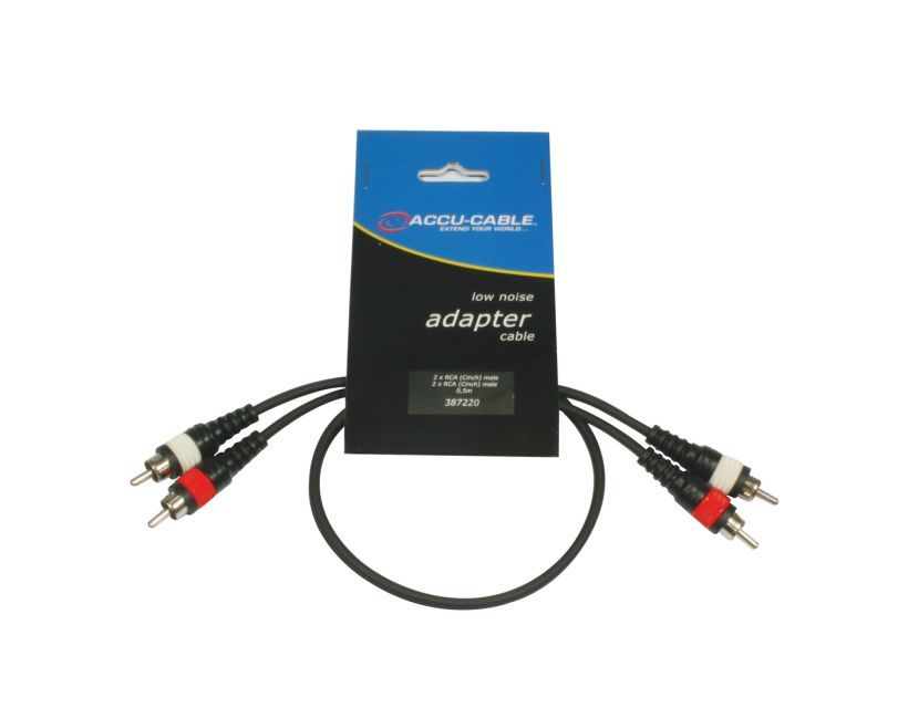 Accu-Cable AC-R/0,5 RCA cable 0,5m