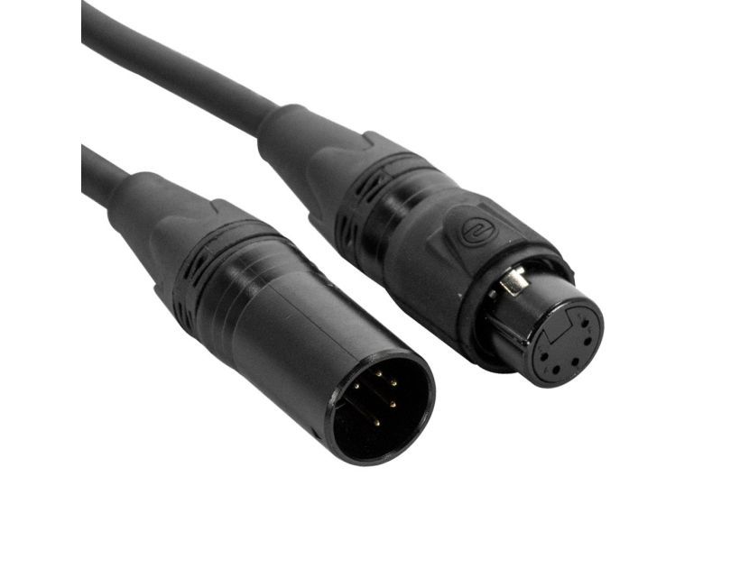 Accu-Cable DMX 5pin IP65 0,5m STR