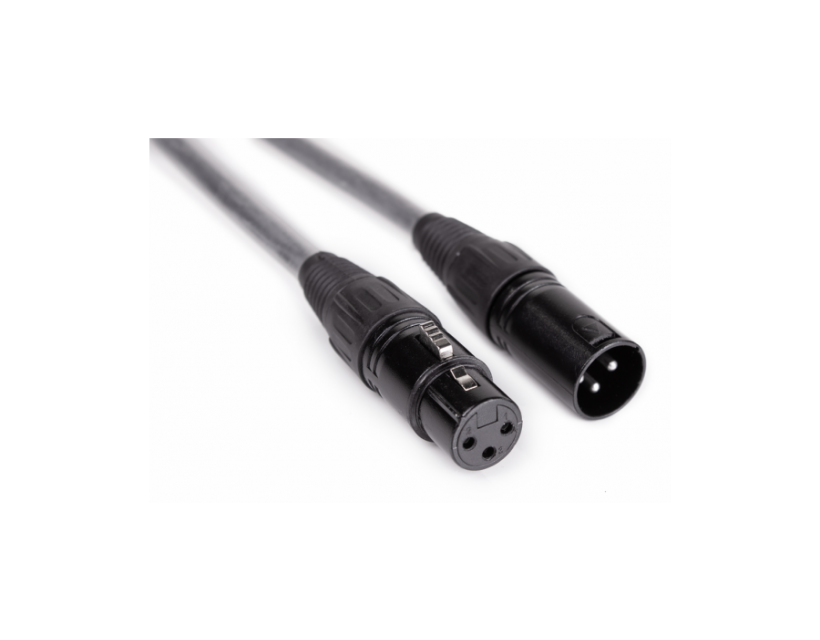 Admiral Staging 3 -pin DMX cable assembled XLR 1m black