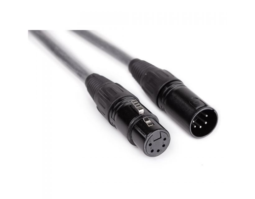 Admiral Staging 5 -pin DMX cable assembled XLR 1m black