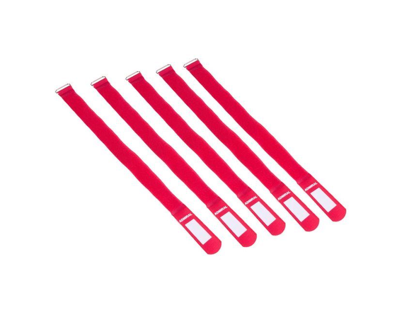 Admiral Staging Cable wrap 38cm red 5 pieces