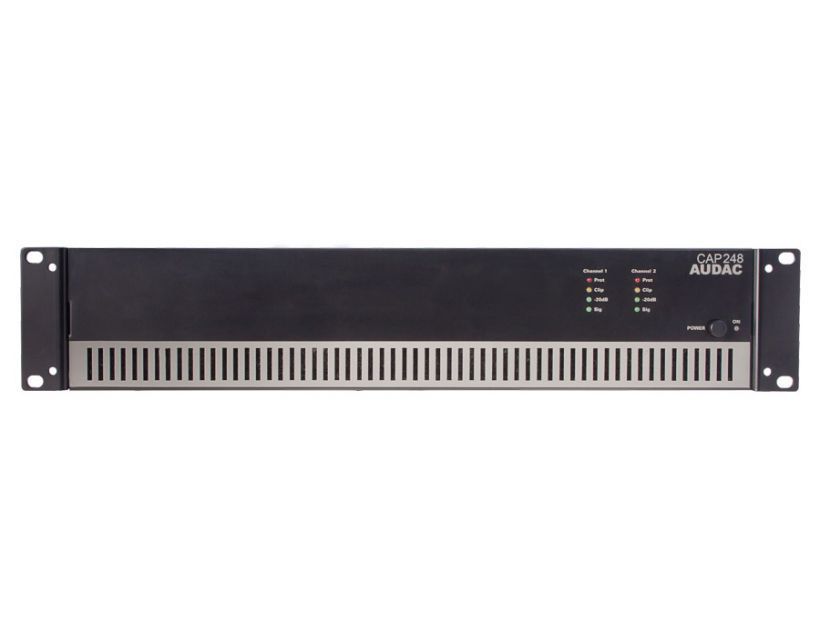Audac Dual-channel power amplifier 2 x 480W 100V
