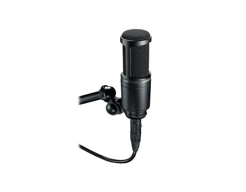 Audio Technica AT2020 cardioid condenser microphone
