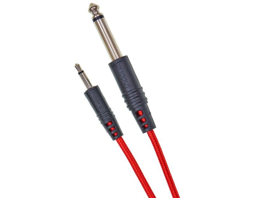 Cable Puppy 100 cm Adapter Cable 3,5 -> 6,3mm red