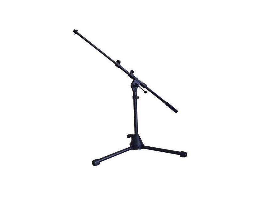 Caymon Microphone Drum Stand+Boom-Black-Folding Legs