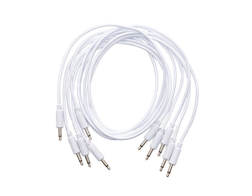 Erica Synths braided patch cables 30cm (5 pcs) white
