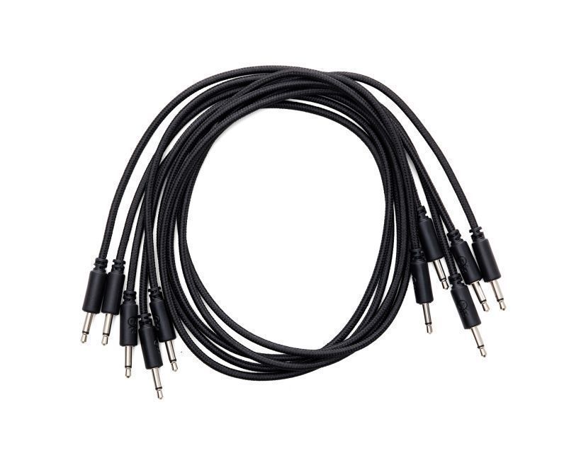 Erica Synths braided patch cables 60cm (5 pcs) black