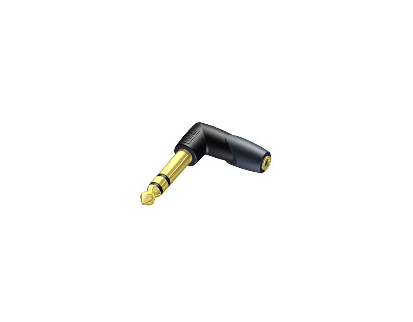 Procab Adapter - 3.5 mm Jack female - 6.3 mm Jack male stereo - 90° angled