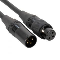 Accu-Cable DMX 3pin IP65 0.5m STR