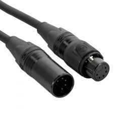 Accu-Cable DMX 5pin IP65 0.5m STR
