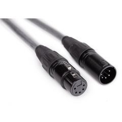 Admiral Staging 5 -pin DMX cable assembled XLR 0,5m black