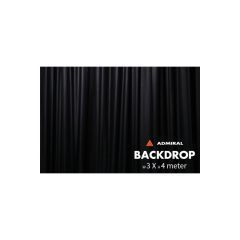 Admiral Staging Backdrop 320 g/m² 3m width x 4m H black