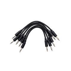 Erica Synths braided patch cables 10cm (5 pcs) black