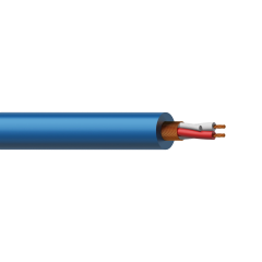 Procab Balanced microphone cable - flex 2 x 0.23 mm² - blue, 100 m