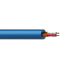 Procab Balanced microphone cable - flex 2 x 0.23 mm²- blue, 1 m